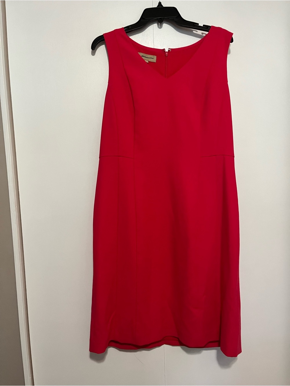 Classic Sleeveless Talbots Shift Dress Pink